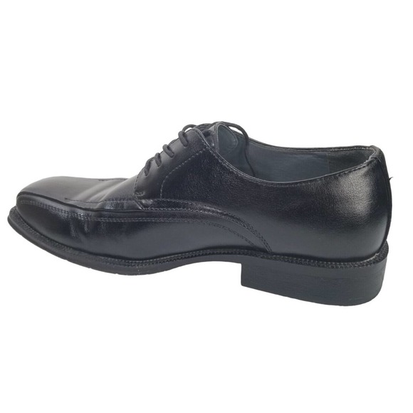 JF J. Ferrar Oxford Lace Up Dress Shoes men’s Size 9 M Black Lace Up Leather - Picture 8 of 15